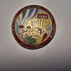 VTG 1989 "THE BIG ONE" 18TH ANNUAL ALBUQUERQUE INTERNATIONAL BALLOON FIESTA PIN